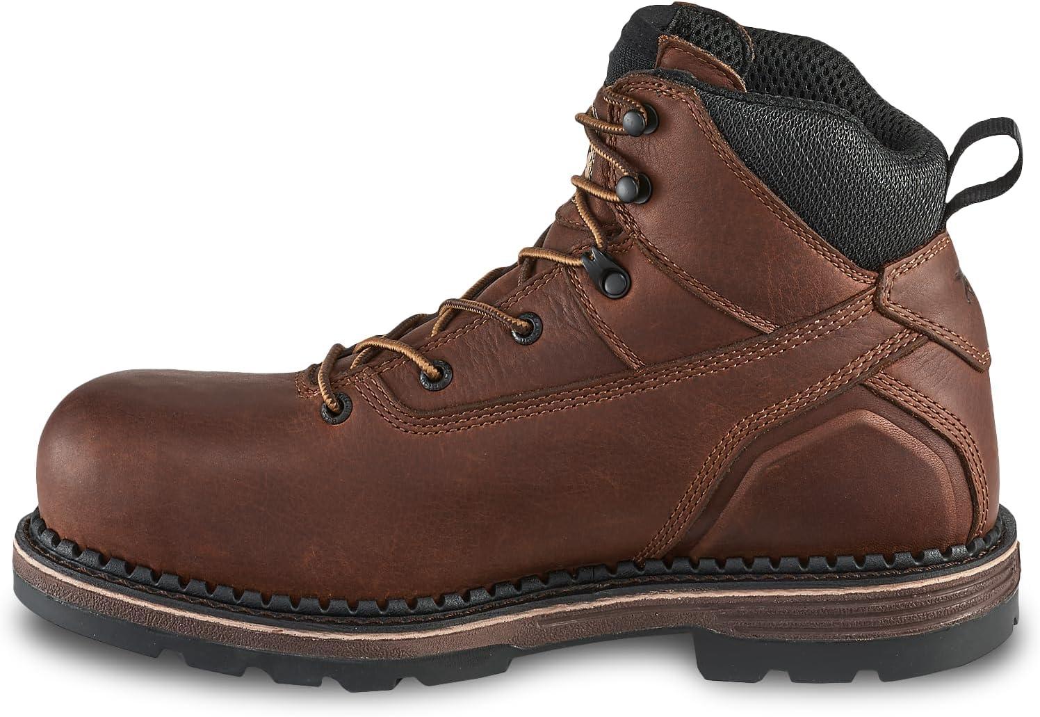 imageIrish Setter Edgerton Mens 6quot Waterproof NonMetallic Safety Toe Work BootBrown