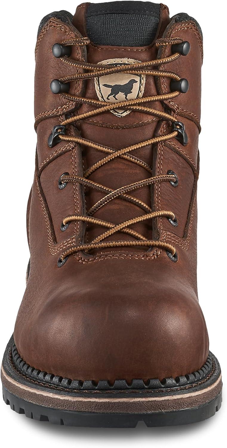 imageIrish Setter Edgerton Mens 6quot Waterproof NonMetallic Safety Toe Work BootBrown