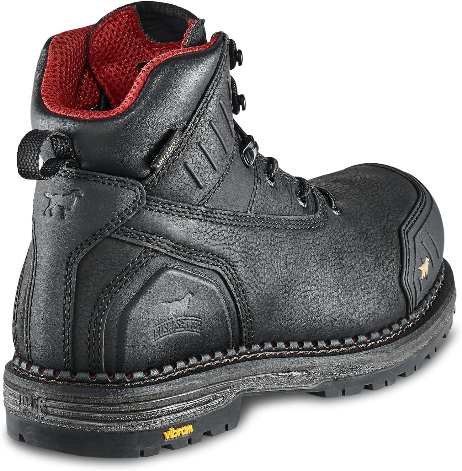 imageIrish Setter Edgerton XD Mens 6quot Waterproof NonMetallic Safety Toe Work BootBlack