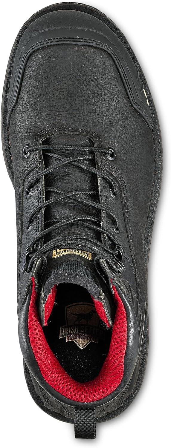 imageIrish Setter Edgerton XD Mens 6quot Waterproof NonMetallic Safety Toe Work BootBlack