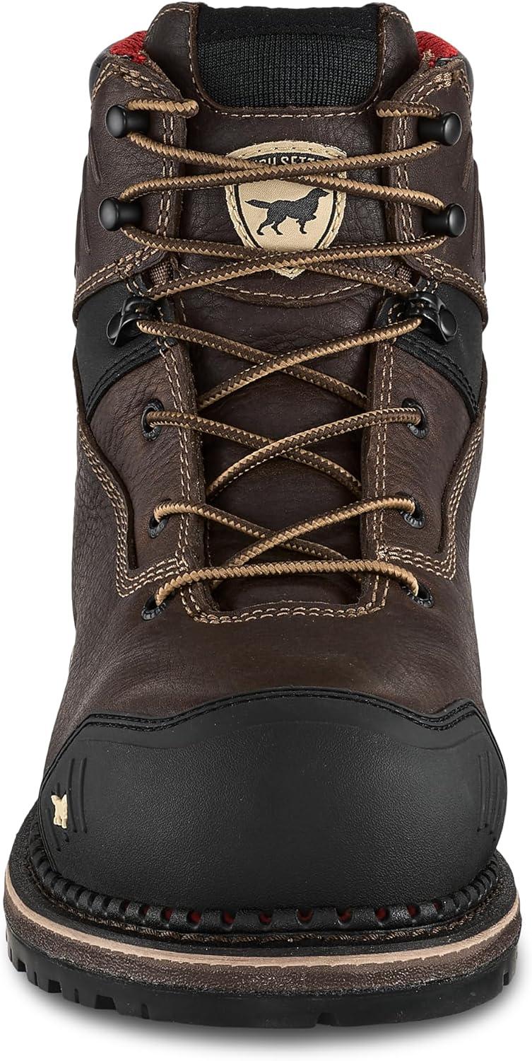 imageIrish Setter Edgerton XD Mens 6quot Waterproof NonMetallic Safety Toe Work BootBrown