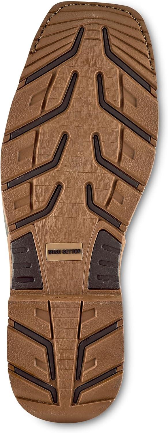 imageIrish Setter Marshall Mens 11quot Waterproof Steel Safety Toe PullOn Work BootBrown