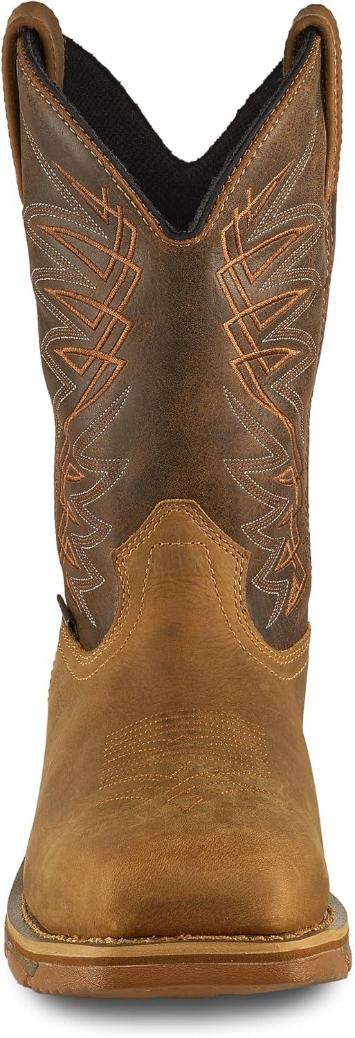 imageIrish Setter Marshall Mens 11quot Waterproof Steel Safety Toe PullOn Work BootBrown