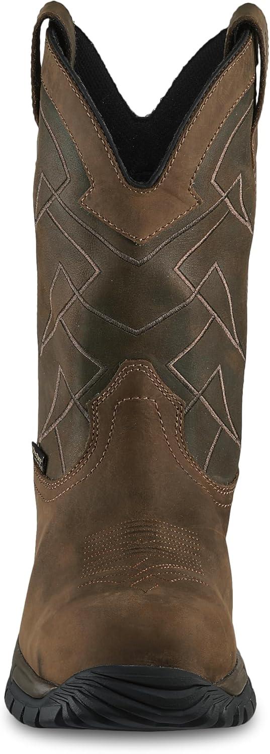 imageIrish Setter Two Harbors Mens 11quot Waterproof NonMetallic Safety Toe Work BootBrown