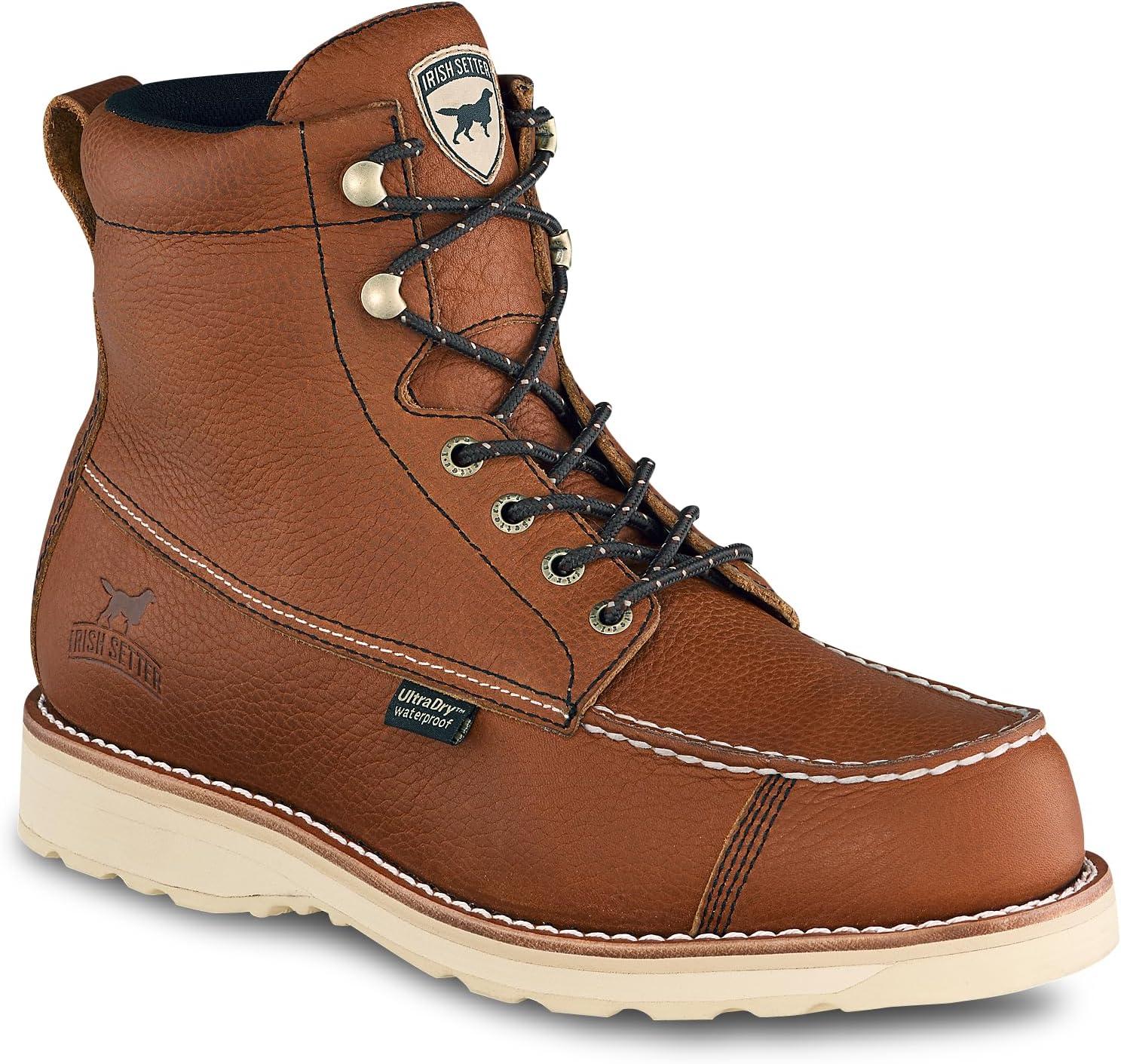 imageIrish Setter Wingshooter Mens 7quot Waterproof Hunting BootAmber P