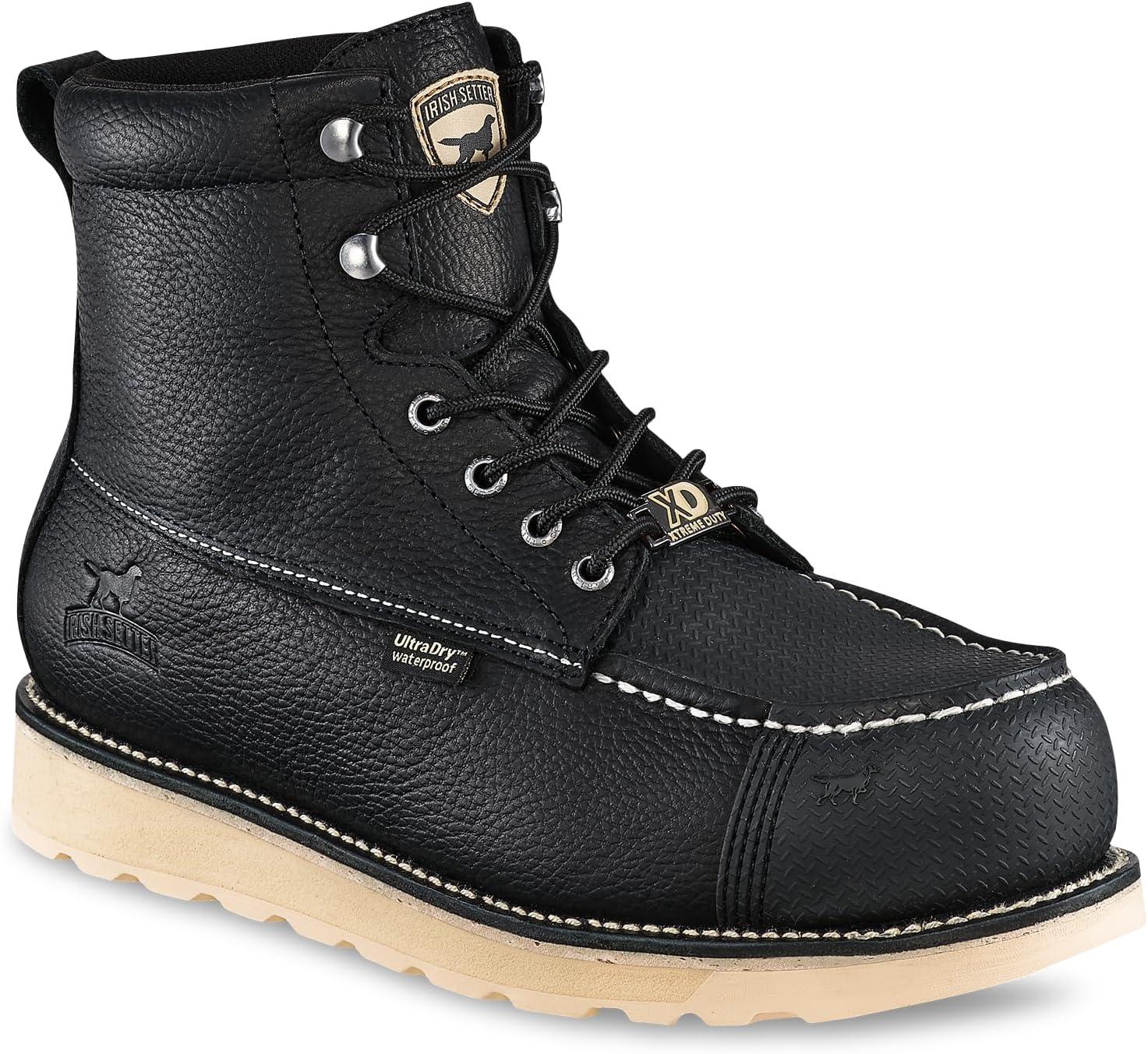 imageIrish Setter Wingshooter XD Mens 6quot Waterproof NonMetallic Safety Toe Work BootBlack