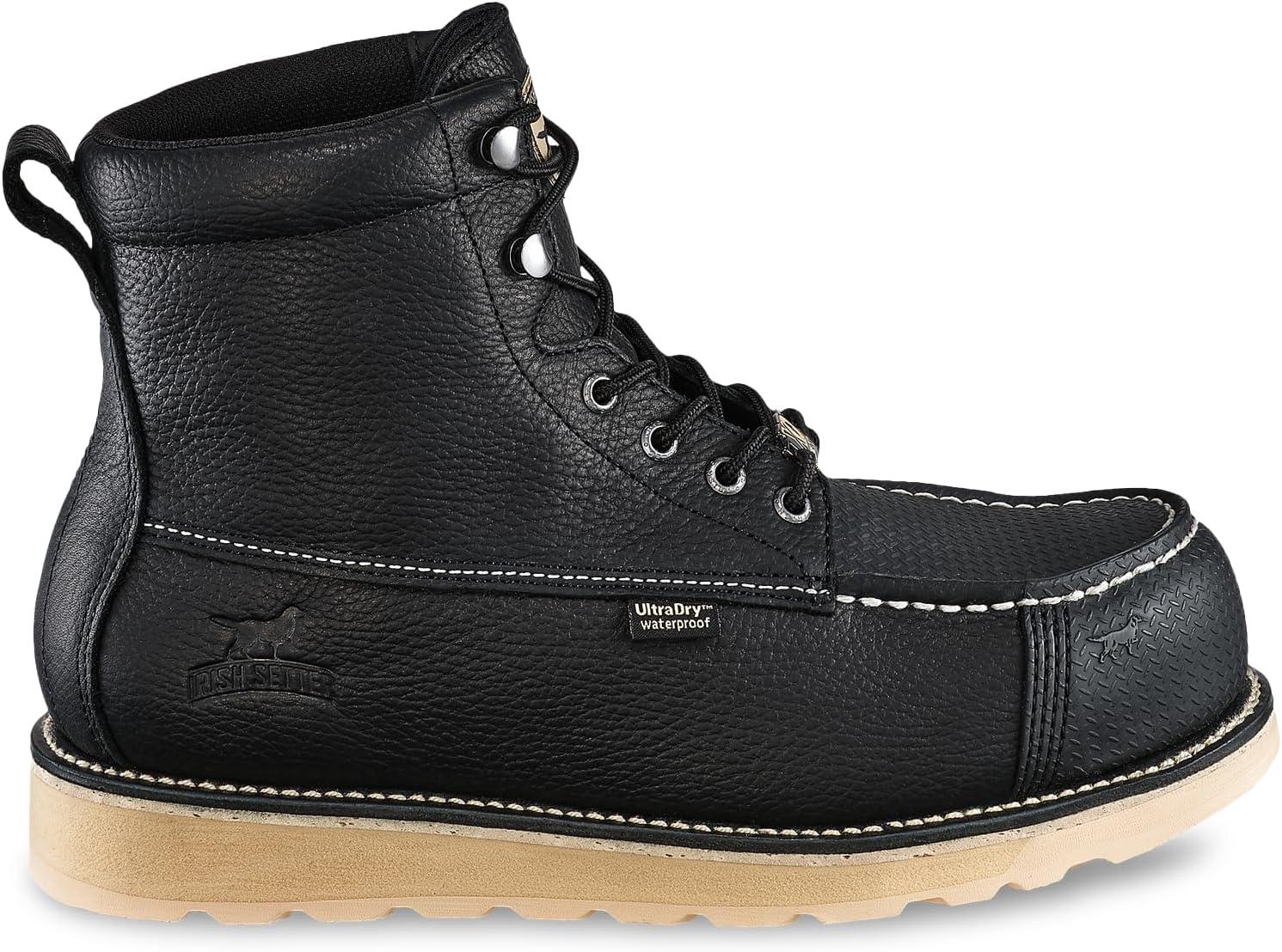 imageIrish Setter Wingshooter XD Mens 6quot Waterproof NonMetallic Safety Toe Work BootBlack