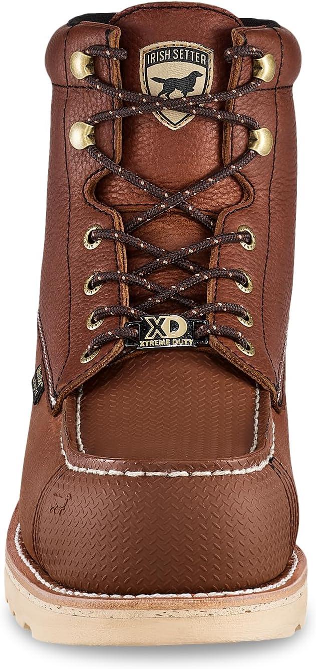 imageIrish Setter Wingshooter XD Mens 6quot Waterproof NonMetallic Safety Toe Work BootBrown