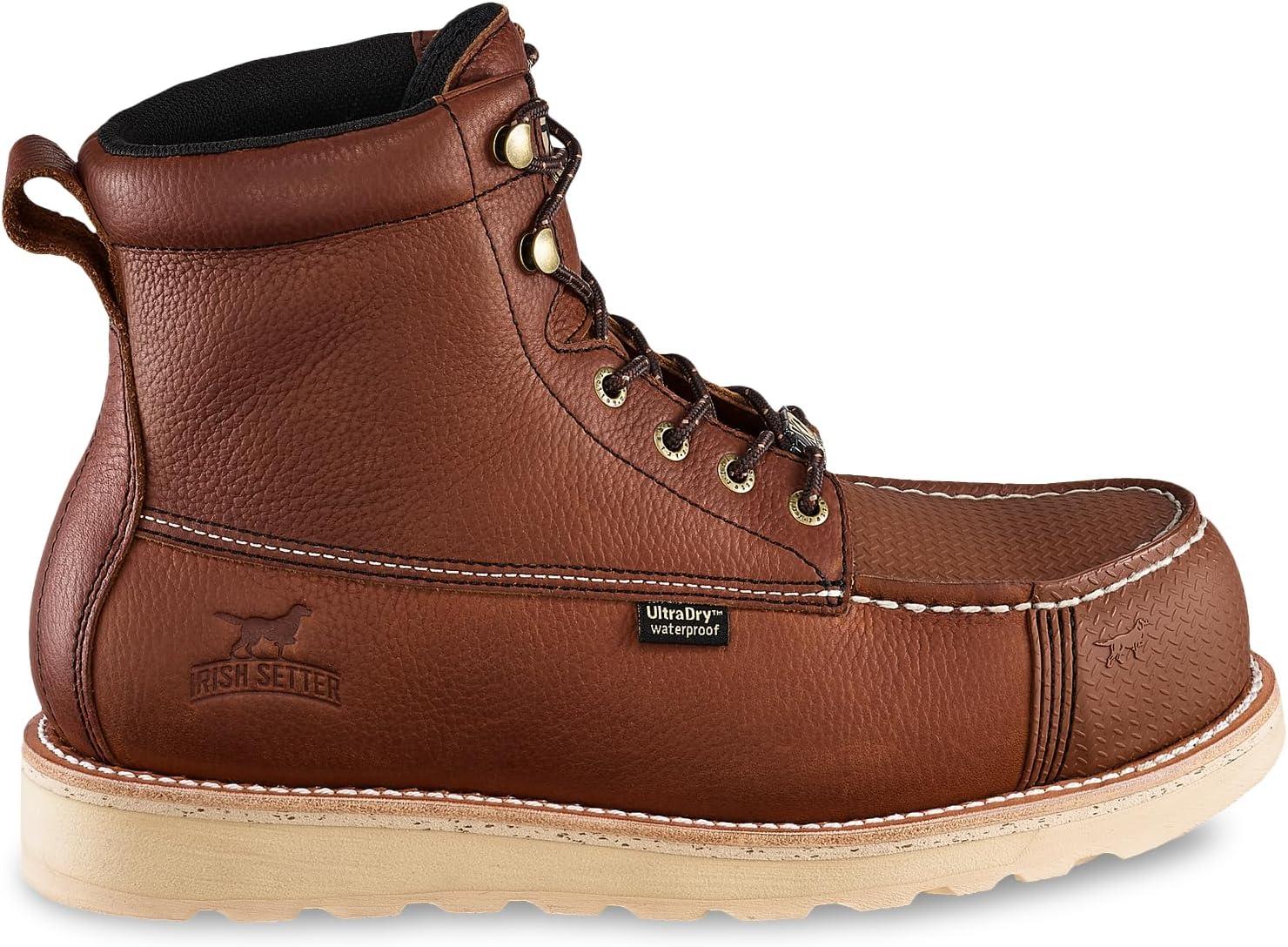 imageIrish Setter Wingshooter XD Mens 6quot Waterproof NonMetallic Safety Toe Work BootBrown