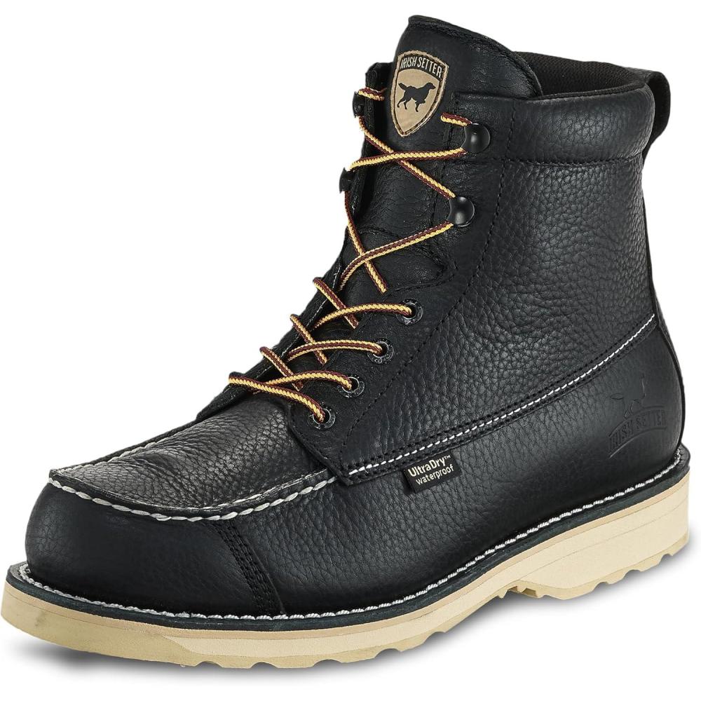 imageIrish Setter Wingshooter Mens 7quot Waterproof Hunting BootBlack P