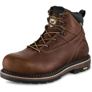 Irish Setter, Edgerton, Men’s, 6″, Waterproof, Non-Metallic Safety Toe, Work Boot(Brown)