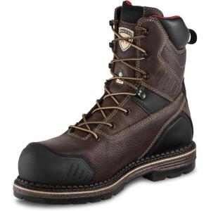 Irish Setter, Edgerton XD, Men’s, 8″, Waterproof, Non-Metallic Safety Toe (CSA), Work Boot(Brown)