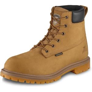 Irish Setter, Hopkins, Men’s, 6″, Waterproof, Insulated 400g, Aluminum Safety Toe, Work Boot(Wheat)