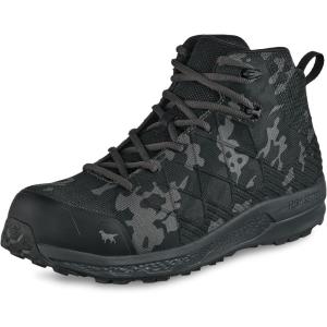 Irish Setter, Nisswa, Men’s, 5”, Slip Resistant, Non-Metallic Safety Toe, Work Boot(Black/Grey)