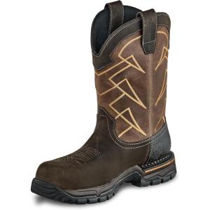 Irish Setter, Two Harbors, Men’s, 11″, Waterproof, Soft Toe, Work Boot(Brown/Gold)