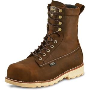 Irish Setter, Wingshooter ST, Men’s, 8″, Waterproof, Non-Metallic Safety Toe, Work Boot(Gaucho)