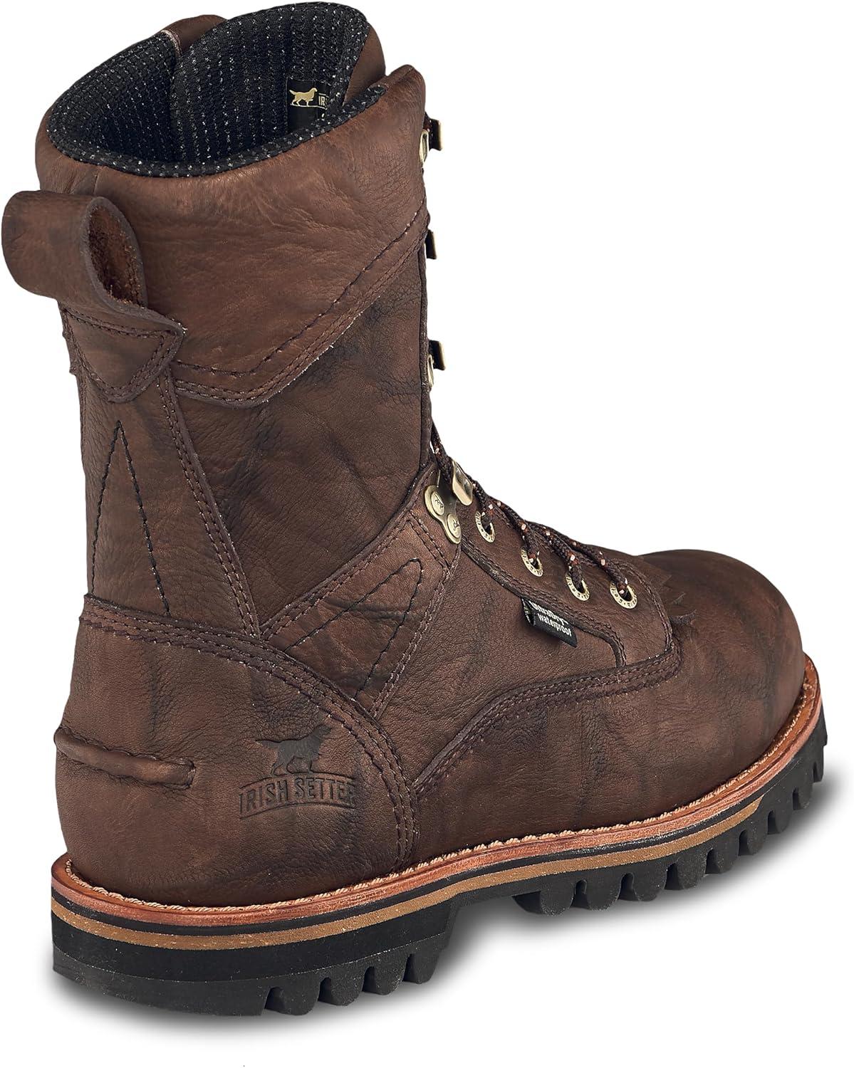 imageIrish Setter Elk Tracker Mens 10quot Waterproof Uninsulated Hunting Boot BrownBrown