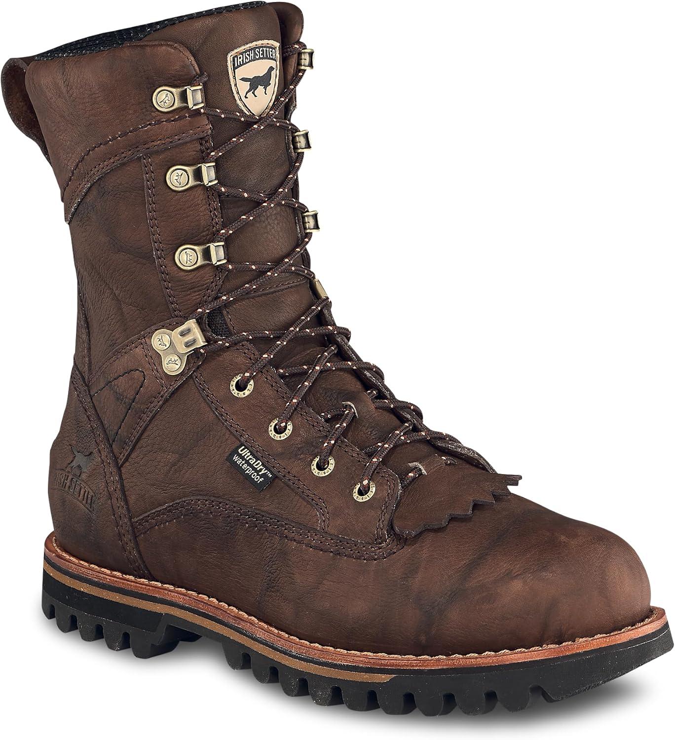 imageIrish Setter Elk Tracker Mens 10quot Waterproof Uninsulated Hunting Boot BrownBrown P