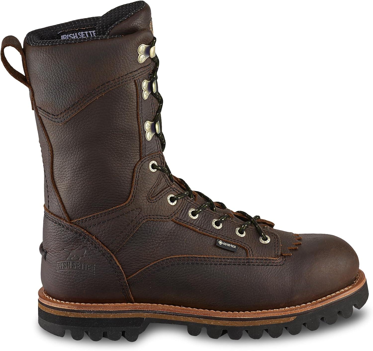 imageIrish Setter Elk Tracker Mens 12quot Waterproof Insulated 1000g Hunting BootBrown