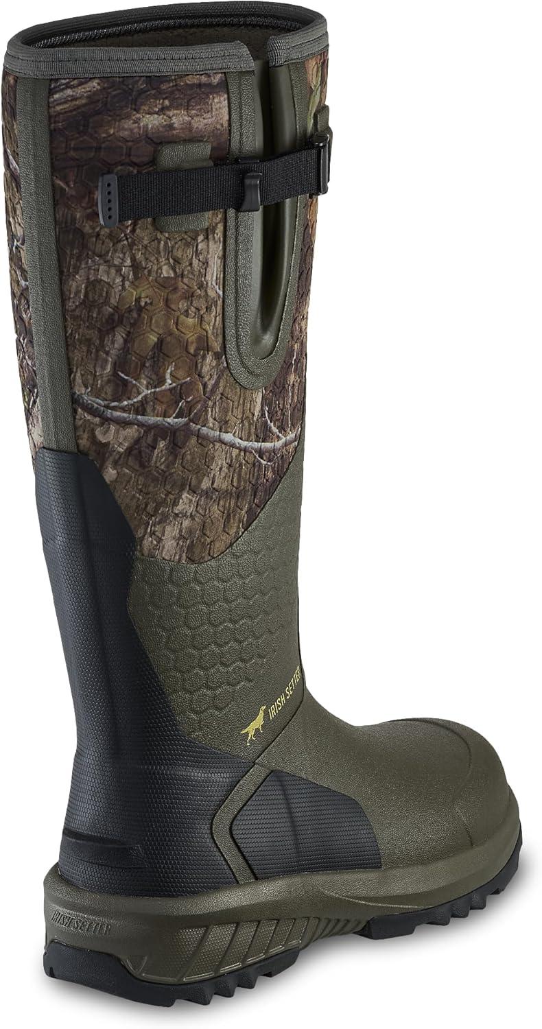 imageIrish Setter MudTrek Unisex 17quot Waterproof Adjustable Full Fit Hunting BootMossy Oak Country Dna