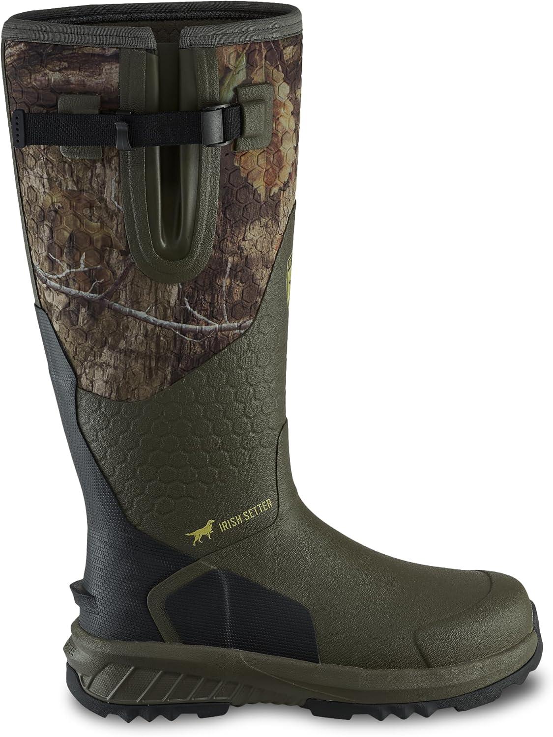 imageIrish Setter MudTrek Unisex 17quot Waterproof Adjustable Full Fit Hunting BootMossy Oak Country Dna