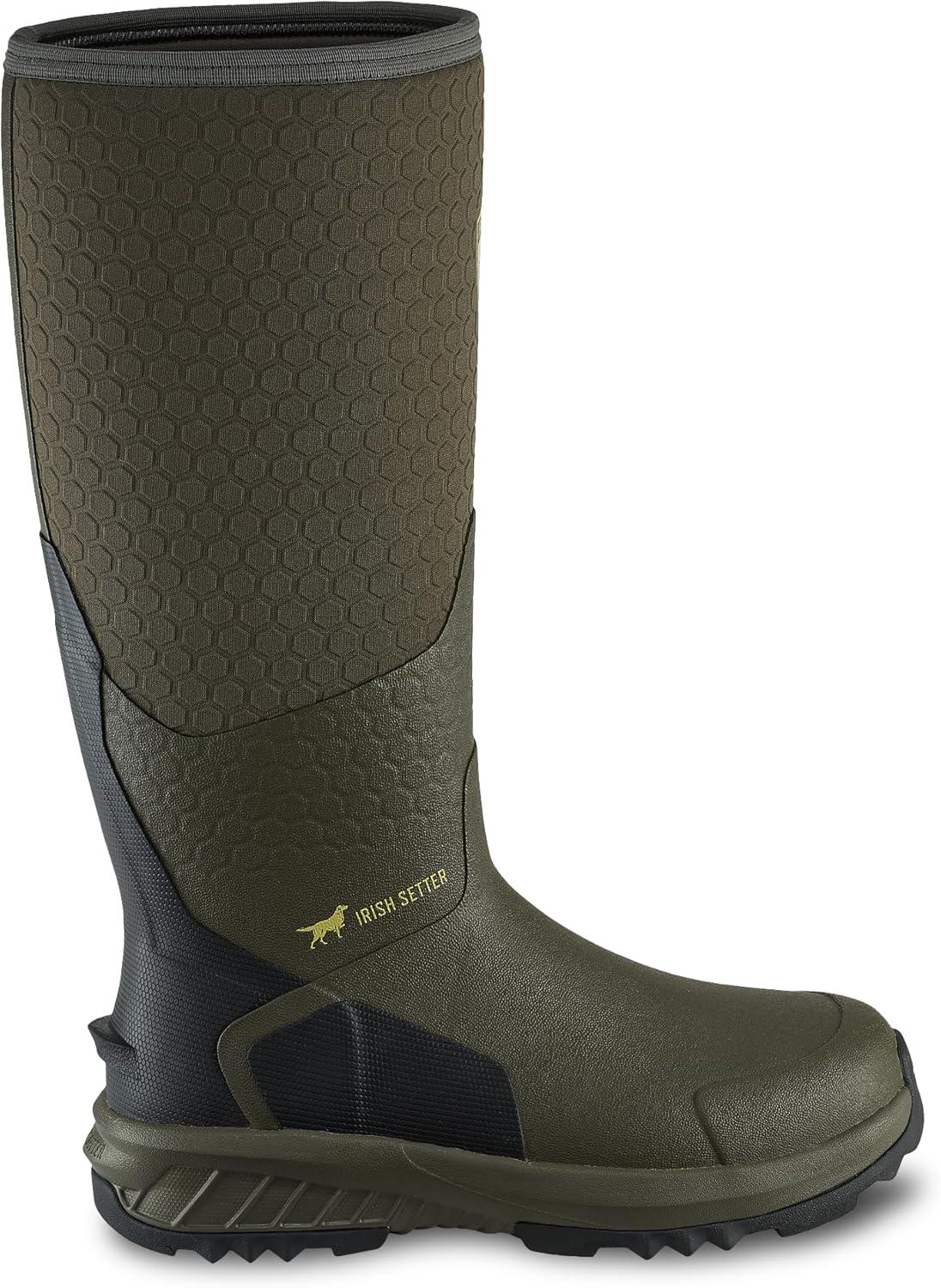 imageIrish Setter MudTrek Unisex 17quot Waterproof Full Fit Hunting Boot SageSage