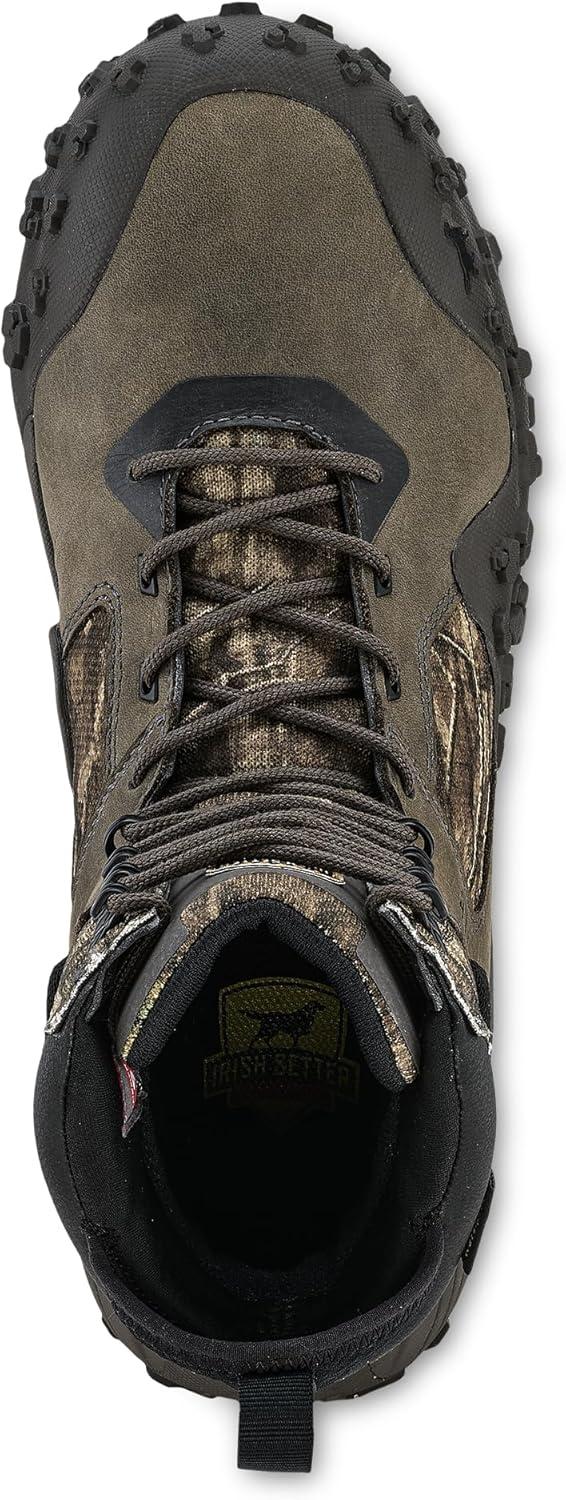 imageIrish Setter VaprTrek Mens 8quot Waterproof Insulated 400g Hunting Boot Mossy Oak Country RootsMossy Oak Country Roots