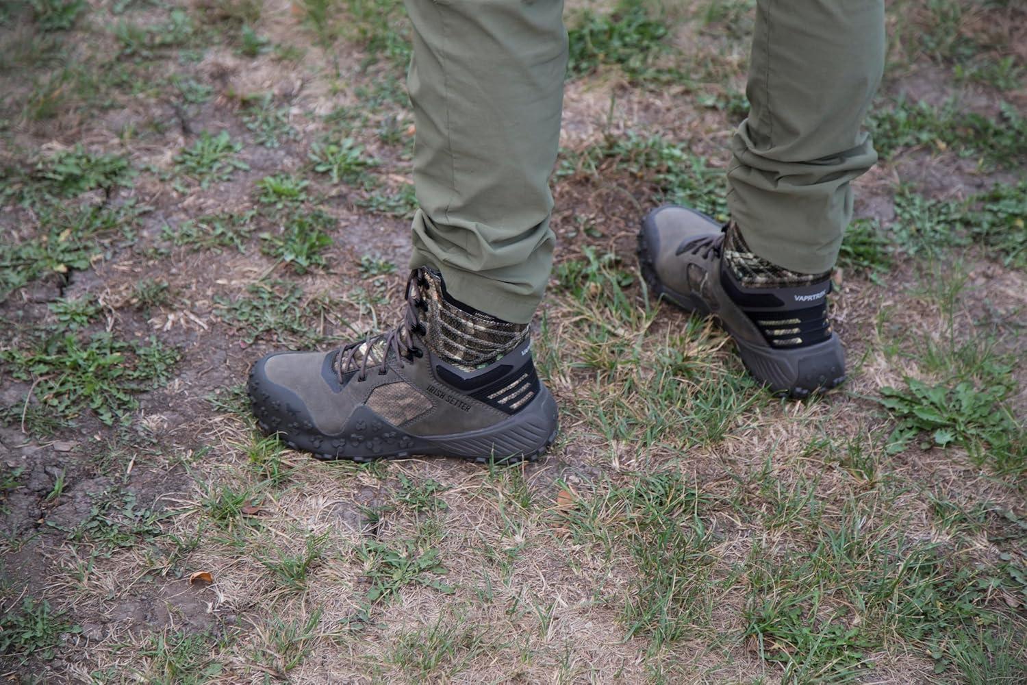 imageIrish Setter VaprTrek Mens 8quot Waterproof Insulated 400g Hunting Boot Mossy Oak Country RootsMossy Oak Country Roots