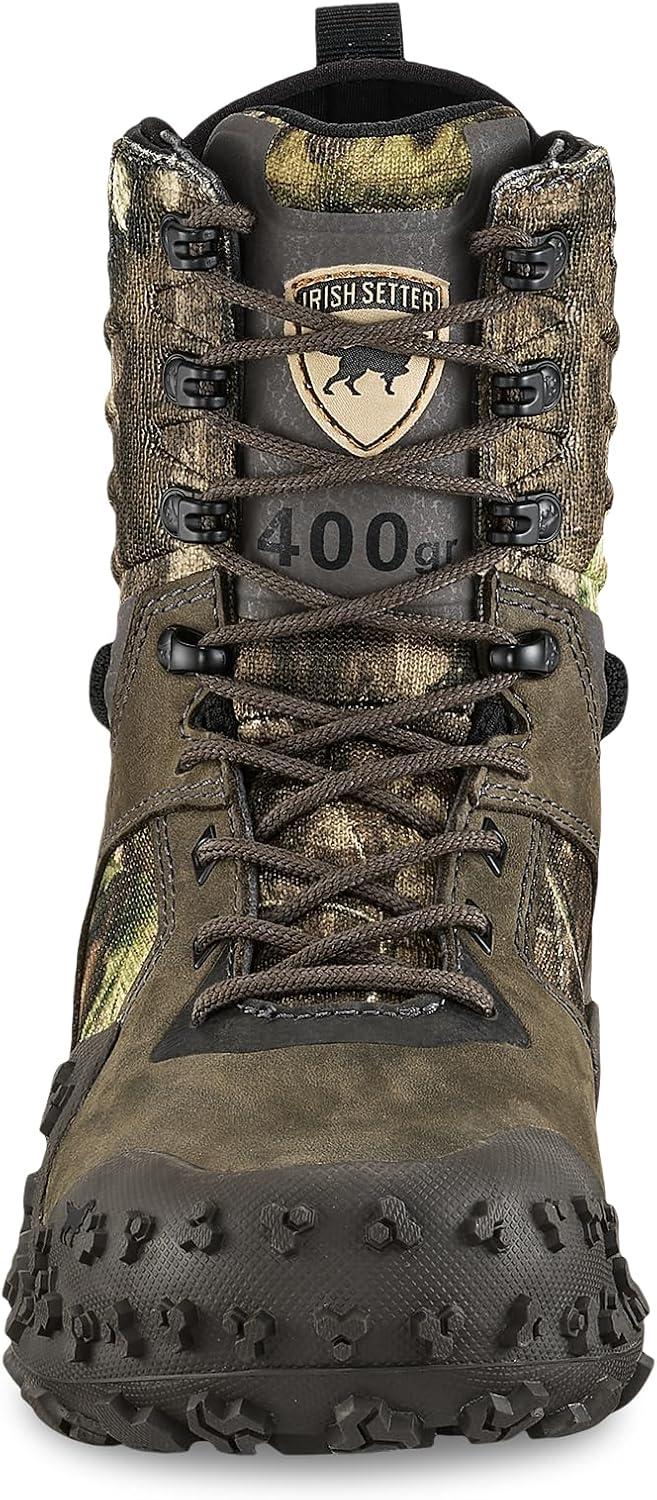 imageIrish Setter VaprTrek Womens 8quot Waterproof Insulated 400g Hunting Boot Mossy Oak Country RootsMossy Oaks Country Roots