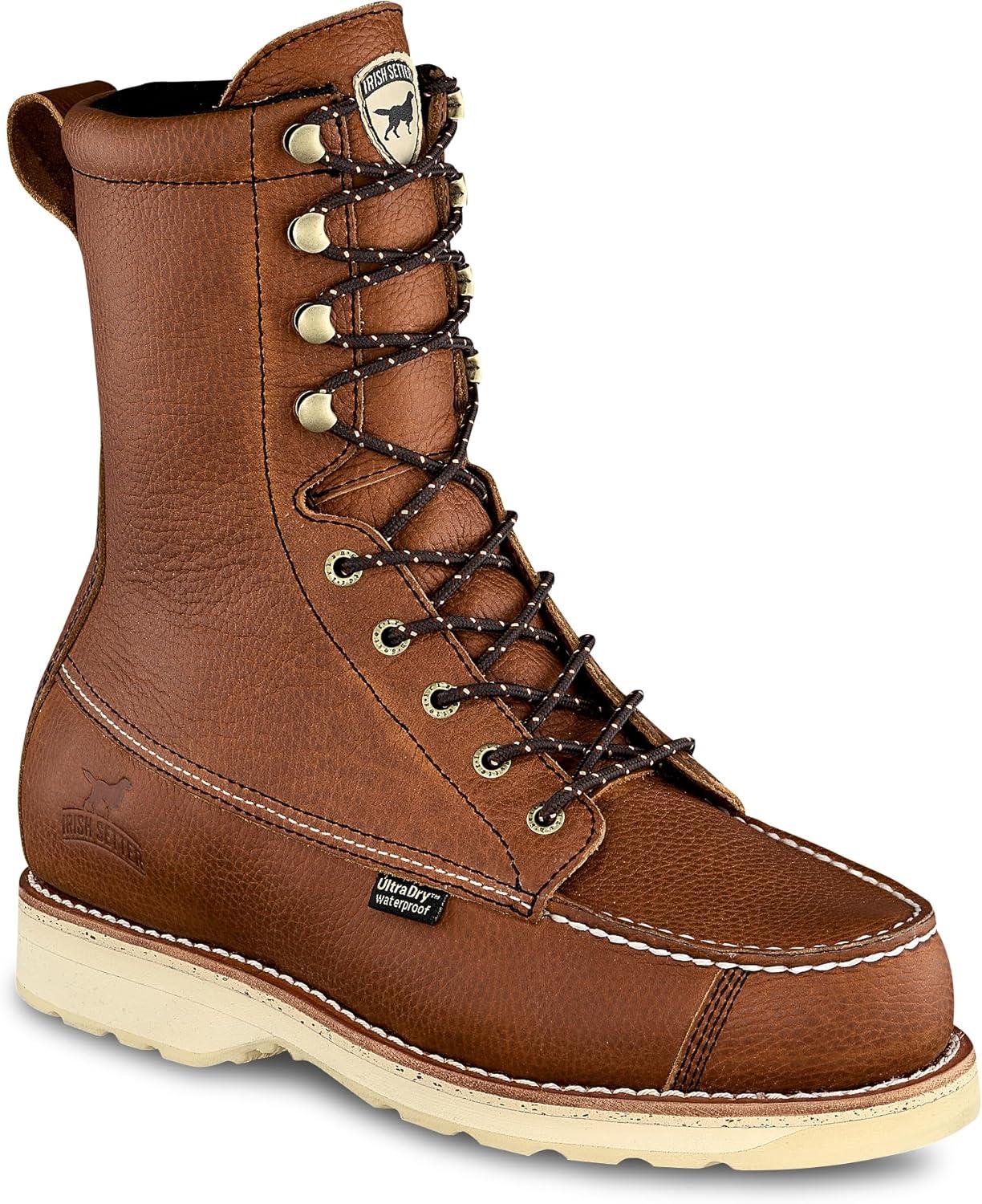 imageIrish Setter Wingshooter Mens 9quot Waterproof Insulated 400g Hunting Boot AmberAmber