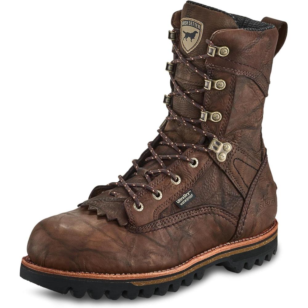 imageIrish Setter Elk Tracker Mens 10quot Waterproof Uninsulated Hunting Boot BrownBrown