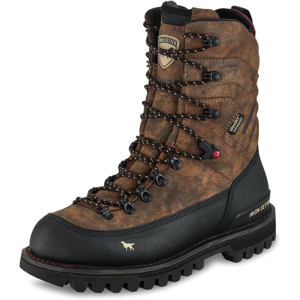 imageIrish Setter Elk Tracker XD Mens 10quot Waterproof Insulated 400g Hunting BootField Camo