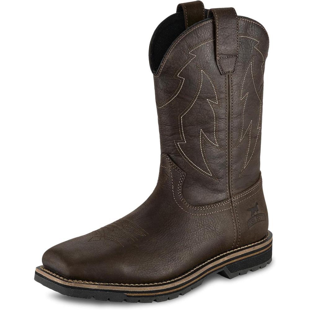 imageIrish Setter Kittson Mens 11quot Soft Toe Work BootDark Brown