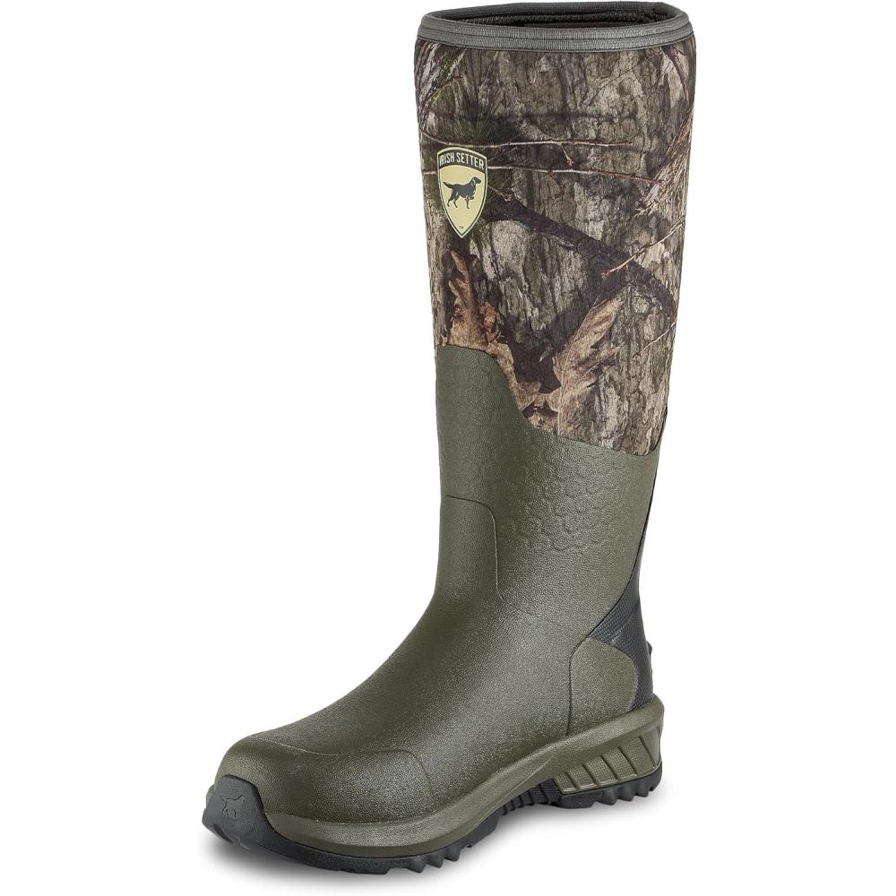 imageIrish Setter MudTrek Unisex 17quot Waterproof Full Fit Hunting Boot Mossy Oak Country DNAMossy Oak Country Dna