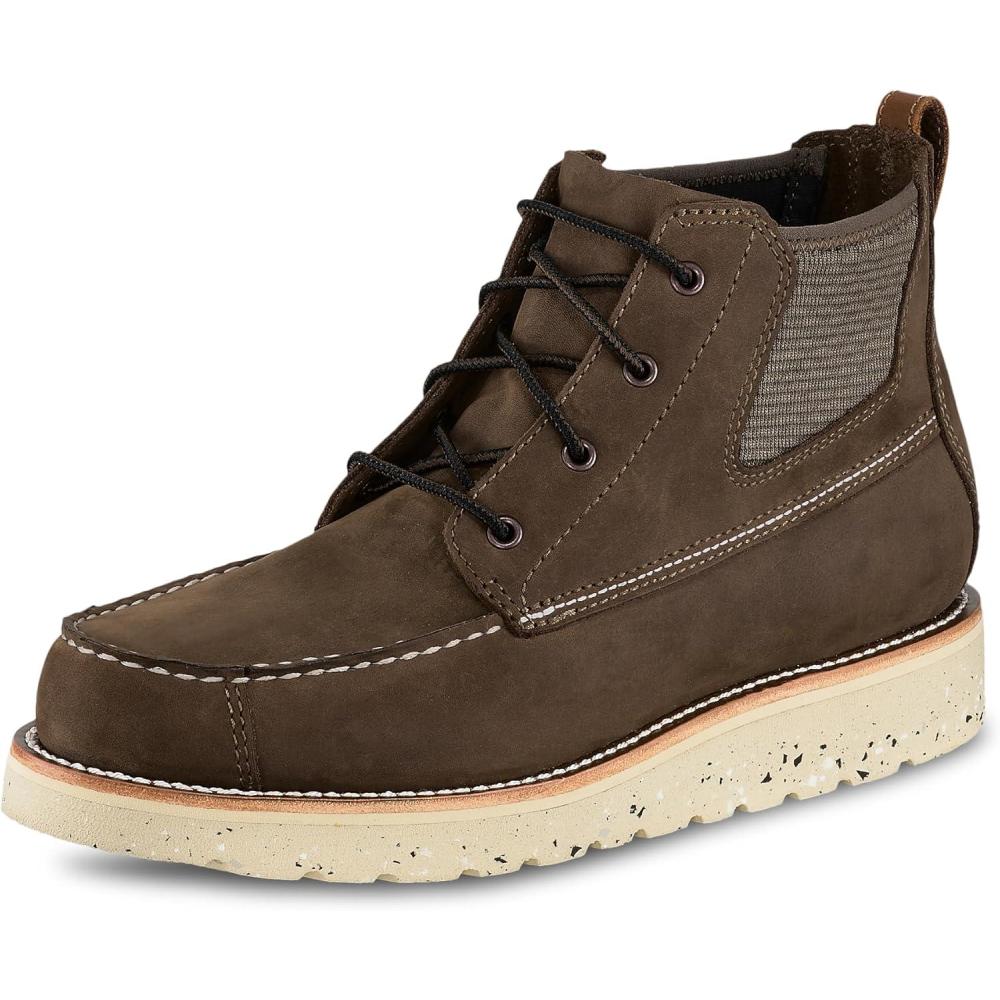 imageIrish Setter Setter Fifty Mens 6quot Faux Laceup Chelsea Boot Dark EarthDark Earth P