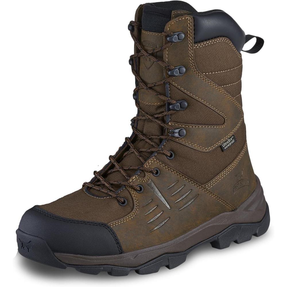 imageIrish Setter Terrain Mens 10quot Waterproof Hunting Boot BrownBrown