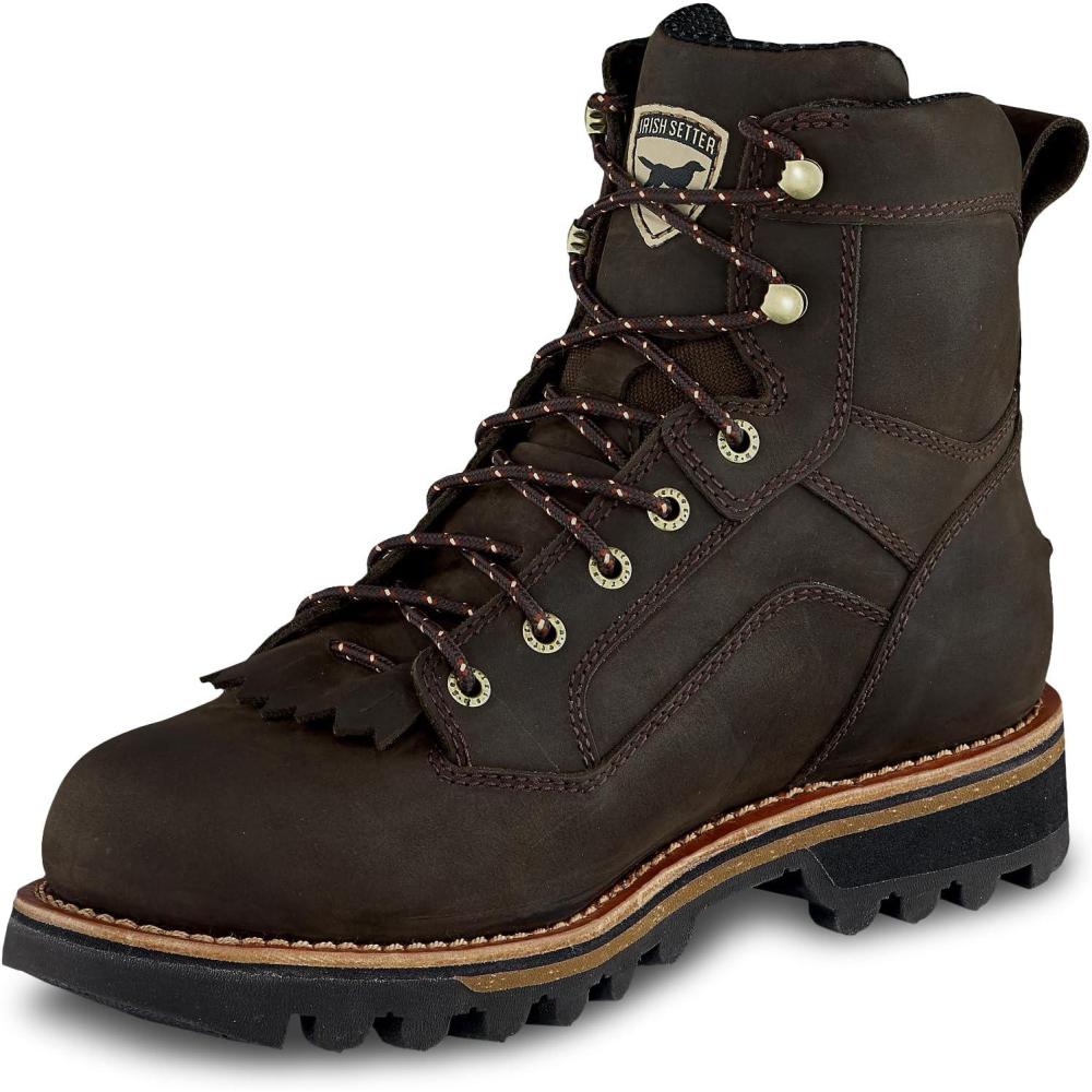 imageIrish Setter Trailblazer Mens 7quot Waterproof Hunting Boot BrownBrown P