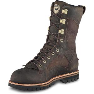 Irish Setter, Elk Tracker, Men’s, 12″, Waterproof, Insulated 200g, Hunting Boot, Brown(Brown)