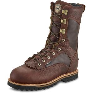 Irish Setter, Elk Tracker, Men’s, 12″, Waterproof, Insulated 600g, Hunting Boot, Brown(Brown (P))
