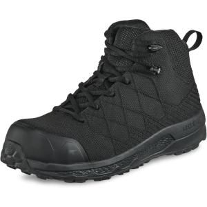 Irish Setter, Nisswa, Women’s, 5”, Slip Resistant, Non-Metallic Safety Toe, Work Boot(Black)