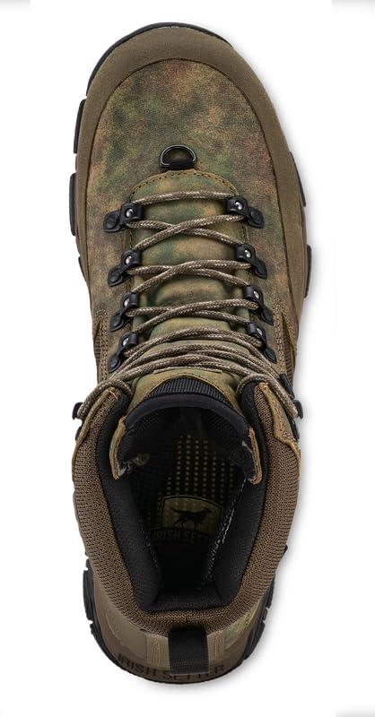 imageIrish Setter Pinnacle Mens 9quot Waterproof Hunting Boot Earth Field CamoEarth Field Camo