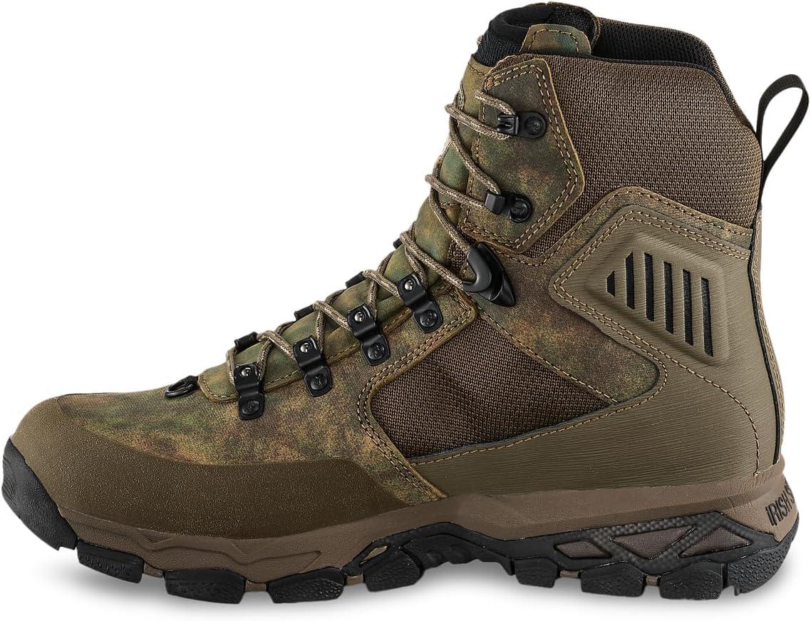 imageIrish Setter Pinnacle Mens 9quot Waterproof Hunting Boot Earth Field CamoEarth Field Camo