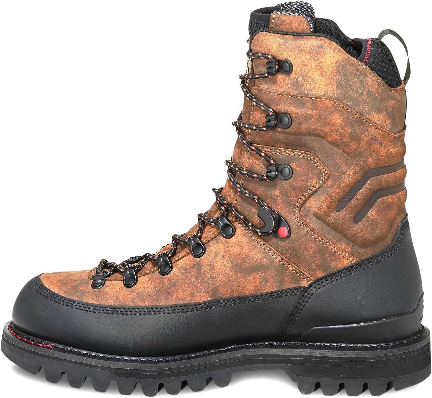imageIrish Setter Elk Tracker XD Mens 10quot Waterproof Hunting Boot Field CamoField CamoBlack