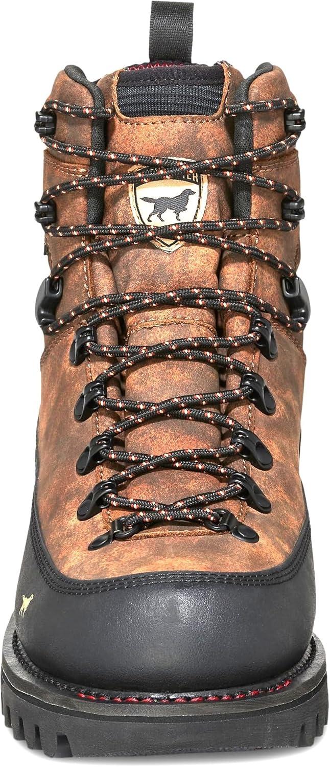 imageIrish Setter Elk Tracker XD Mens 8quot Waterproof Hunting Boot Field CamoField CamoBlack