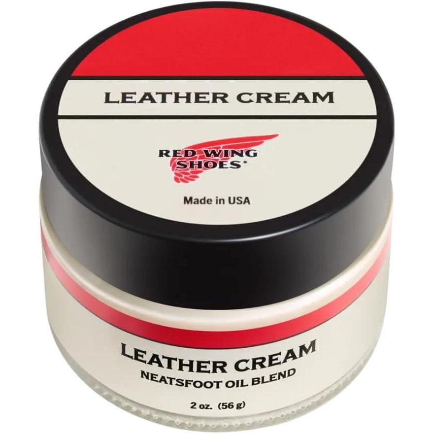 imageRed Wing Shoes Leather Cream Made in USA Neatsfoot Oil Blend Leather Conditioner 8 oz