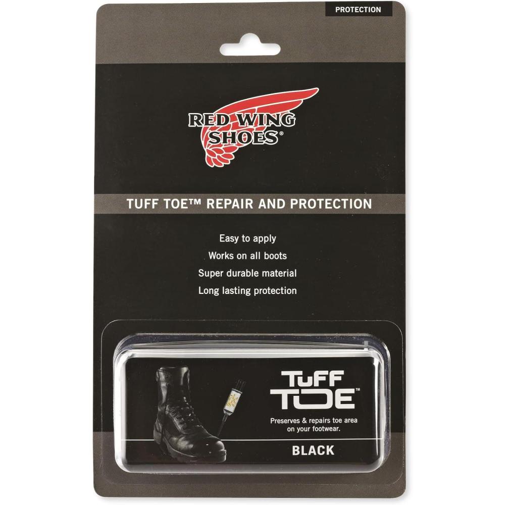 imageRed Wing Shoes Tuff Toe Made in USA AbrasionResistant Boot Protective Barrier Black