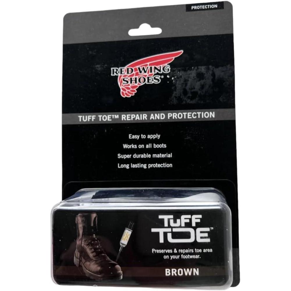 imageRed Wing Tuff Toe Made in USA AbrasionResistant Boot Protective BarrierBrown