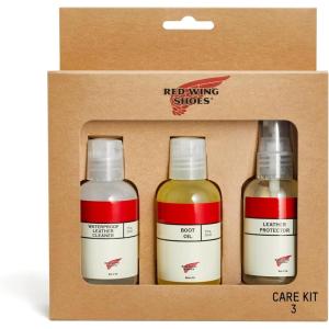 Red Wing Shoes Mini Care Kit #3 for Oiled Waterproof Full Grain or Nubuck Leathers, Made in USA