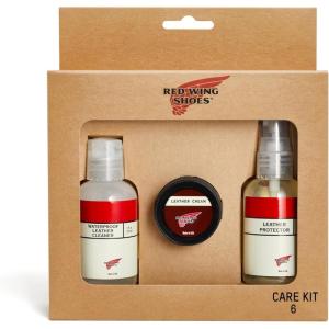 Red Wing Shoes Mini Care Kit #6 for Waterproof Full Grain, Nubuck or Smooth Finish Leathers, Made in USA