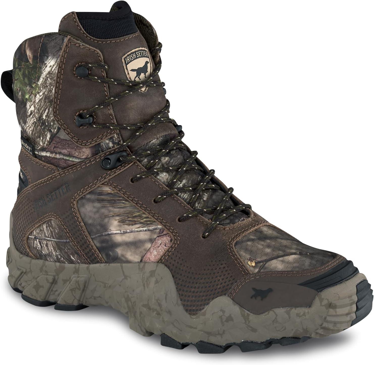 imageIrish Setter VaprTrek Mens 8 Waterproof Insulated 400g Hunting Boot Mossy Oak Breakup Country